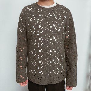 Y-3 Holes All Over Sweatshirt | Mens | Small